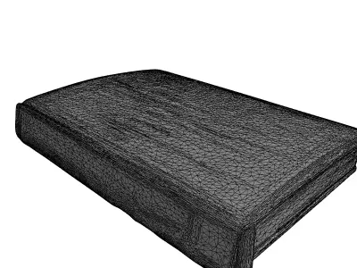 Bird Field Guide Hardcover Book Low-poly 3D model