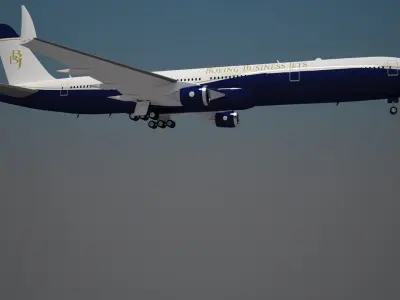 Boeing Business Jets 777 X 3D model