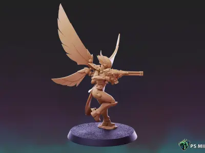 Galaxy Elves - Male Vengeful Wasps Pose 4 3D print model