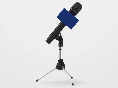 Fox News Microphone 3D model