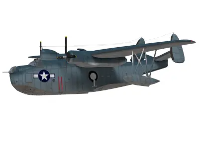 Martin PBM 5A mariner 3D model