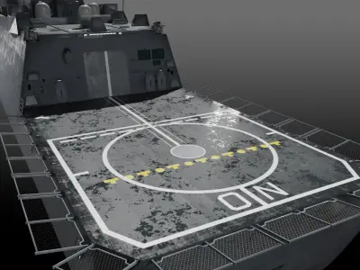 FS Aquitaine Game Ready Low-poly 3D model