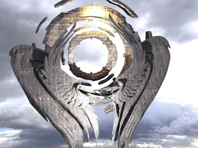 Enoch portal Wings 3D model