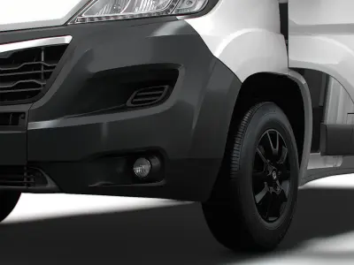 Vauxhall Movano Van L4H2 HQ Interior 2023 3D model