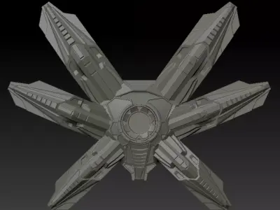 SHF Iron Man MK 85 Lightning Refocuser 3D model
