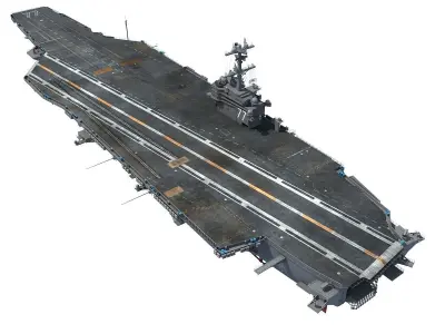 USS George H W Bush Aircraftcarrier CVN-77 3D model