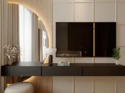 guest bedroom Free 3D model