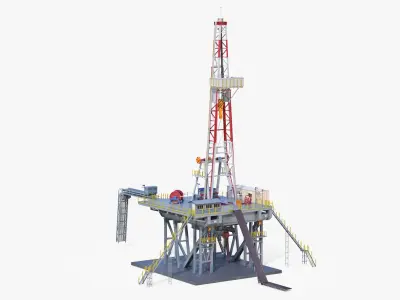 Land Rig 3D model purchase