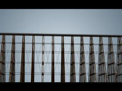 RAILWAY BRIDGE WILD WEST 3D model