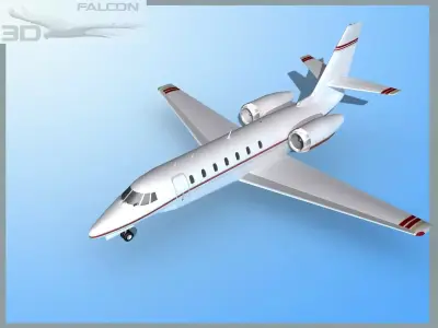Falcon3D Citation Sovereign C680 FS05 3D model