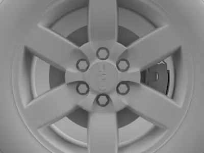 GMC Yukon Heritage Edition wheel 3D model