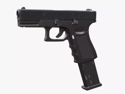 Glock 19 Semi Automatic Pistol Free 3D model