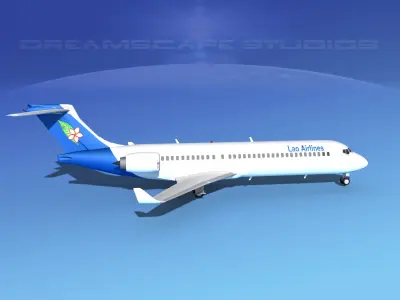 Comac ARJ21-700 Lao Airlines 3D model