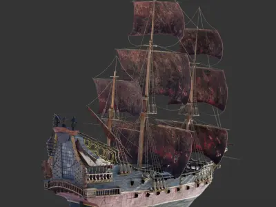 Queen Annes Revenge 3D model