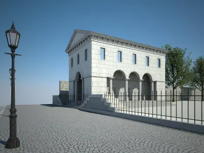 House and Garden 3D model