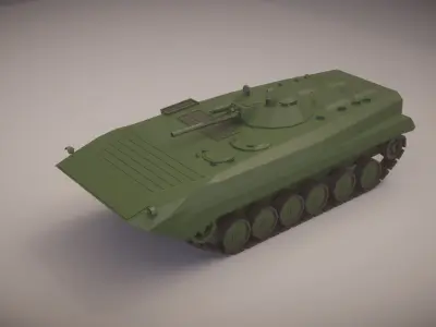 Simple BMP-1 IFV Low-poly 3D model