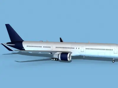 Boeing 767-400 Corporate 2 3D model