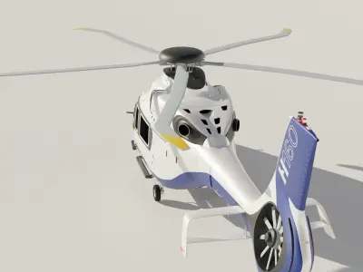 Airbus Helicopters H160 animated  3D model