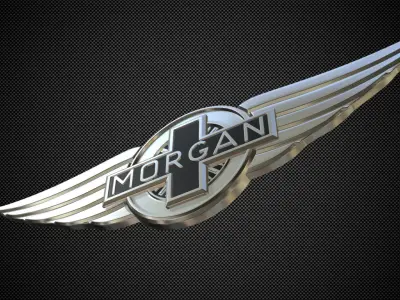 morgan logo 3D model