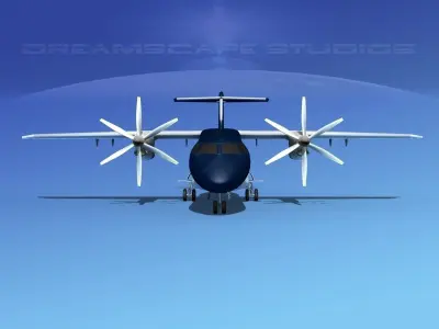 Dornier Do-328-130 Pacific Express 3D model