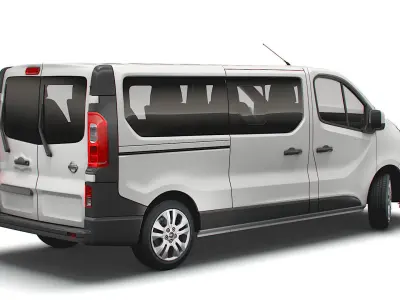 Nissan NV 300 Minibus LWB 2021 3D model