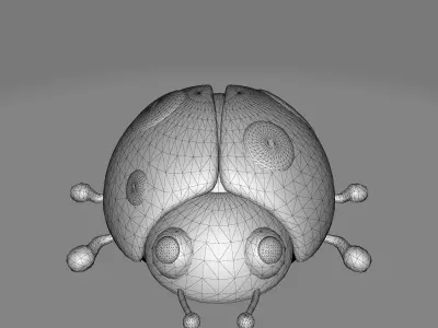 Ladybug Low-poly 3D model