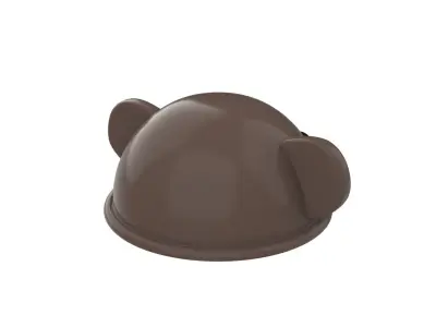 Monkey Hat Cute Low-poly 3D model