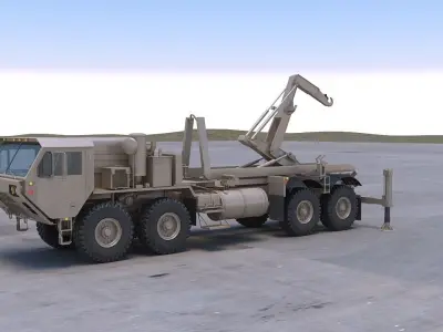 THAAD Missile System 3D model