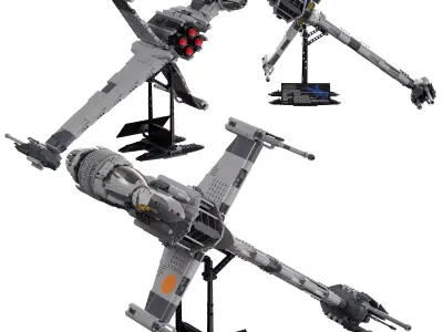 Lego - 10227 B-Wing Starfighter 3D model