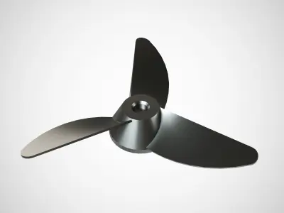 Fans propellers 3D model