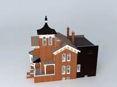 Victorian Mansion Free 3D model