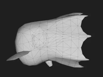 Dumbooctopus Low-poly 3D model