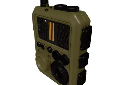 Military Tactical Portable Radio 3D model