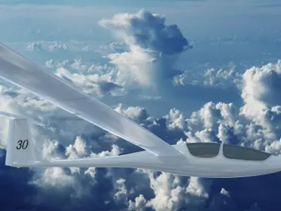 ASH30Mi Glider 3D model