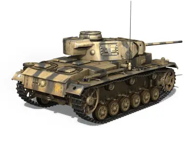 PzKpfw III - Ausf L - 223 3D model