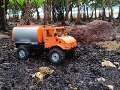 Baby Bog 406 Front Cab - 1-18 TRX4M RC body 3D print model