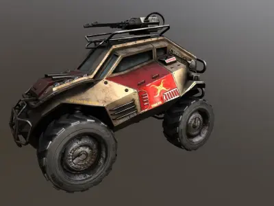 Thunder HG1B Low-poly 3D model