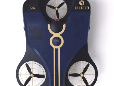 DRONE CONCEPT Free 3D model