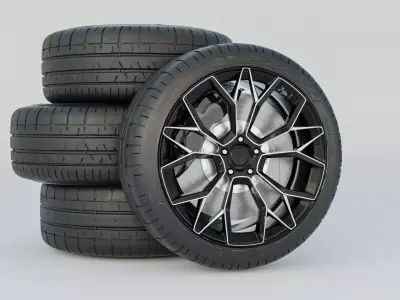 wheel 3D model