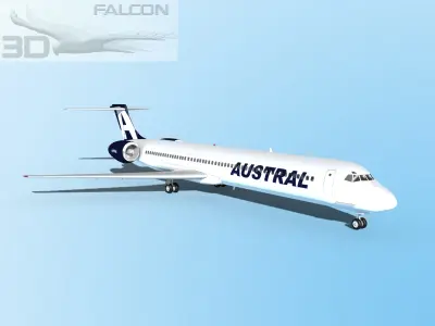 Falcon3D MD 80 Austral 3D model