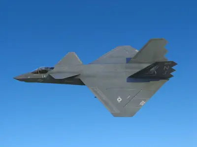 YF-23 naval NATF-23 3D model