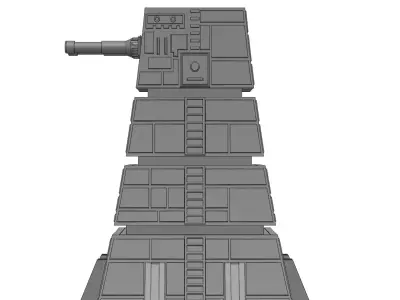 CUSTOM Heavy Cannon Turbolaser 3D print model