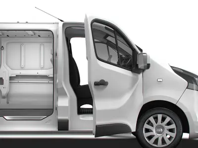 Opel Vivaro Van L2H1 Tailgate HQInterior 2019 3D model