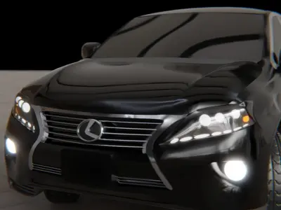  Lexus RX450h 3D model