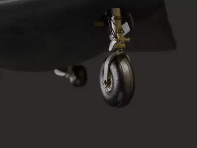 DRDO Ghatak - Indian Unmanned Strike Air Vehicle USAV Low-poly 3D model