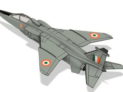 Sepecat Jaguar 3D print model