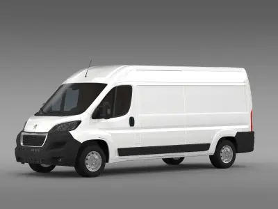 Peugeot Boxer Van L3H2 2017 3D model