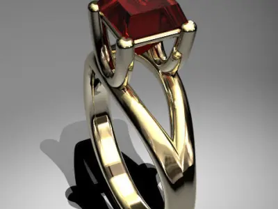Rendering Anello B Free 3D model