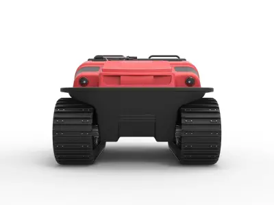 Argo 750 HD 6x6 with tracks 3D model