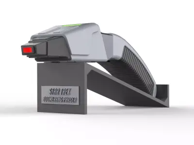  Boomerang Phaser - Star Trek - Commercial - Printable - STL 3D print model